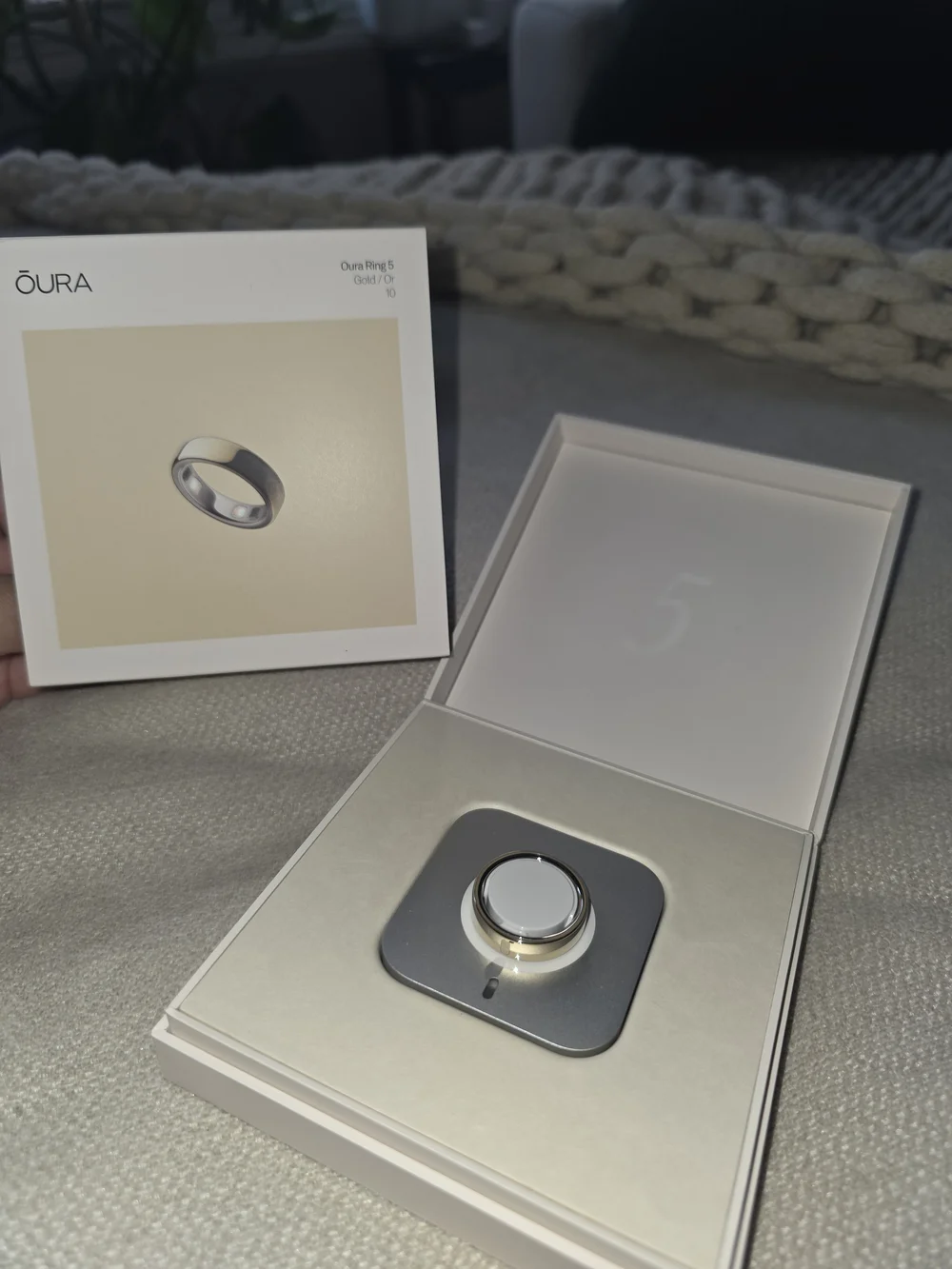 Oura Gold Smart Ring Size 10 In Box
